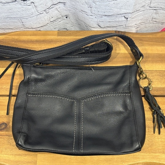The Sak Chic Black Leather Crossbody Bag - Picture 1 of 14